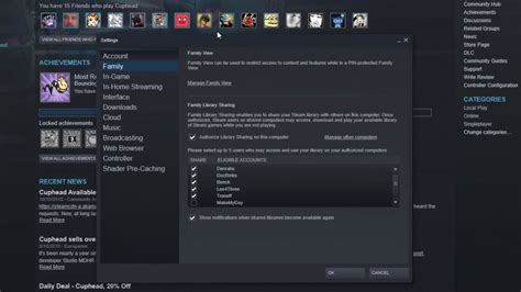 how to hide games in steam library|How to Enable Steam Family Sharing (and What It Does) .